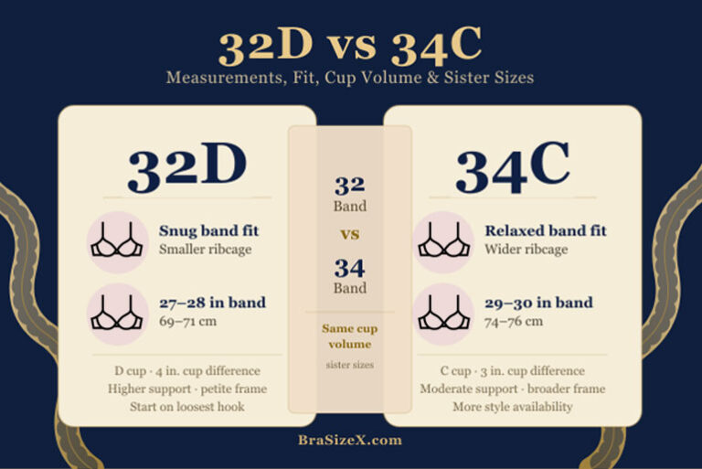 32D vs 34C