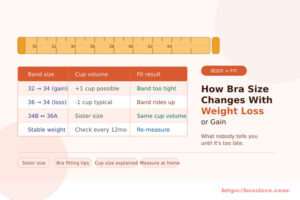 How Bra Size Changes After Weight Loss or Gain