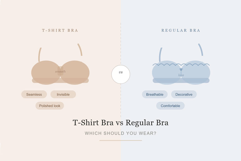 T-Shirt Bra vs Regular Bra